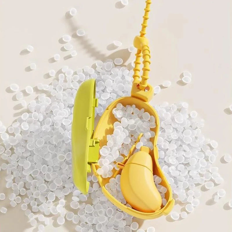 Banana Toothbrush Head Protective Cover With Toothpaste Compartment Toothbrush Dust Clamp Portable Travel Style Storage Box