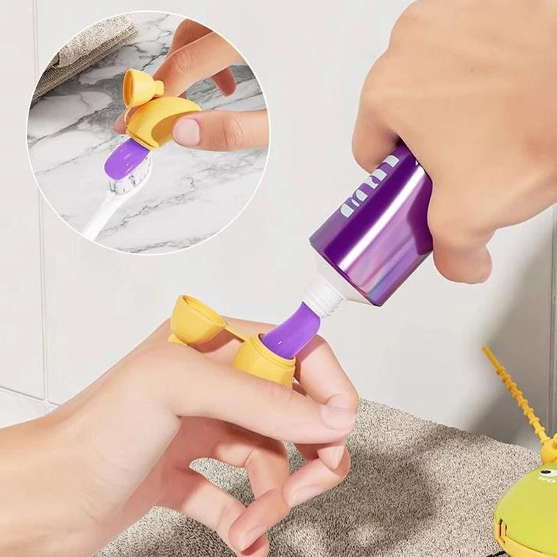 Banana Toothbrush Head Protective Cover With Toothpaste Compartment Toothbrush Dust Clamp Portable Travel Style Storage Box