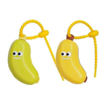Banana Toothbrush Head Protective Cover With Toothpaste Compartment Toothbrush Dust Clamp Portable Travel Style Storage Box